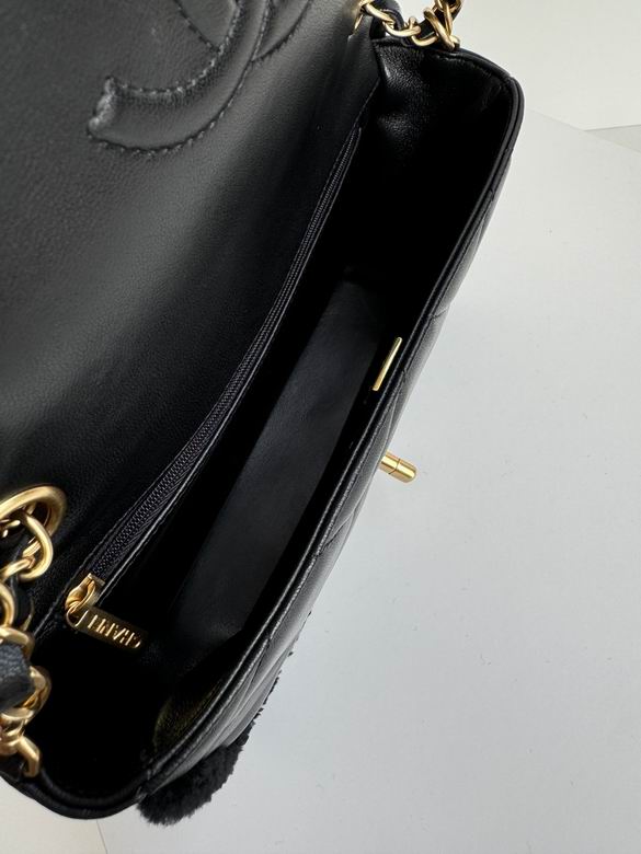 Chanel Inspired Handbags, AA+ Quality 100% Genuine Leather Classic Flap Medium Quilted Lambskin Black Gold, 18X 1 1X 5cm BL 4 Colour for chanel hand bag