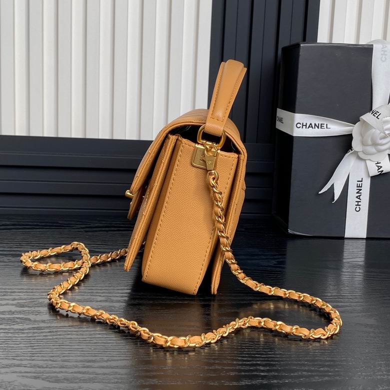 Chanel Inspired Handbags, AA+ Quality 100% Genuine Leather Classic Flap Medium Quilted Lambskin Black Gold, 25X 14X 9cm BL 3 Colour for chanel hand bag