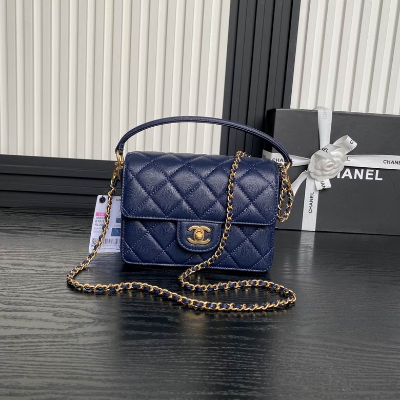 Chanel Inspired Handbags, AA+ Quality 100% Genuine Leather Classic Flap Medium Quilted Lambskin Black Gold, 25X 14X 9cm BL 3 Colour for chanel hand bag