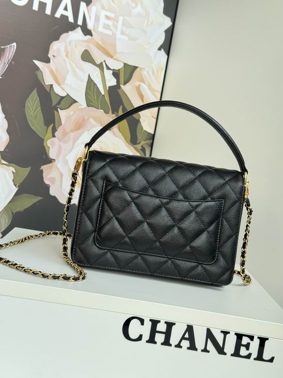 Chanel Inspired Handbags, AA+ Quality 100% Genuine Leather Classic Flap Medium Quilted Lambskin Black Gold, 25X 14X 9cm BL 3 Colour for chanel hand bag