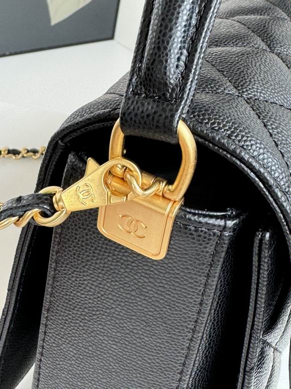 Chanel Inspired Handbags, AA+ Quality 100% Genuine Leather Classic Flap Medium Quilted Lambskin Black Gold, 25X 14X 9cm BL 3 Colour for chanel hand bag