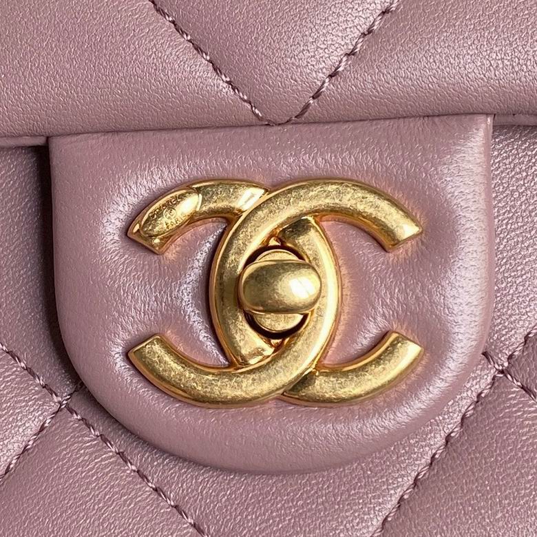 Chanel Inspired Handbags, AA+ Quality 100% Genuine Leather Classic Flap Medium Quilted Lambskin Black Gold, 18X 1 1X 5cm BL 4 Colour for chanel hand bag