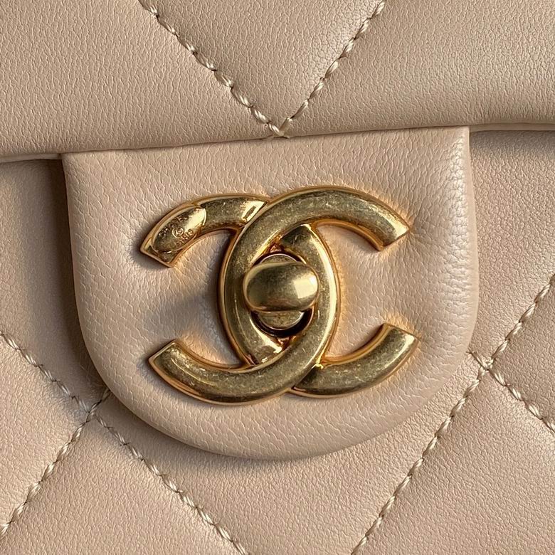 Chanel Inspired Handbags, AA+ Quality 100% Genuine Leather Classic Flap Medium Quilted Lambskin Black Gold, 18X 1 1X 5cm BL 4 Colour for chanel hand bag