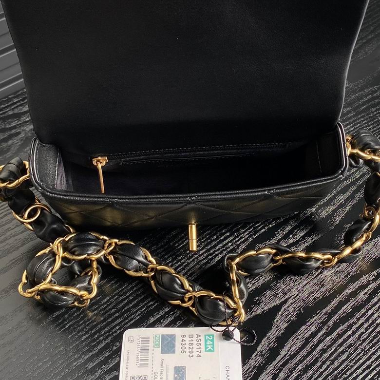 Chanel Inspired Handbags, AA+ Quality 100% Genuine Leather Classic Flap Medium Quilted Lambskin Black Gold, 18X 1 1X 5cm BL 4 Colour for chanel hand bag