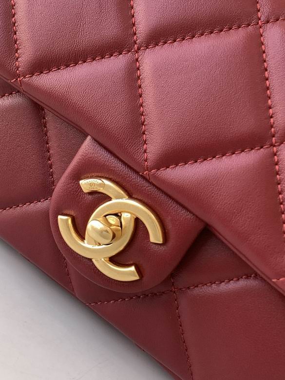 Chanel Inspired Handbags, AA+ Quality 100% Genuine Leather Classic Flap Medium Quilted Lambskin Black Gold, 25X 14X 9cm BL 3 Colour for chanel hand bag