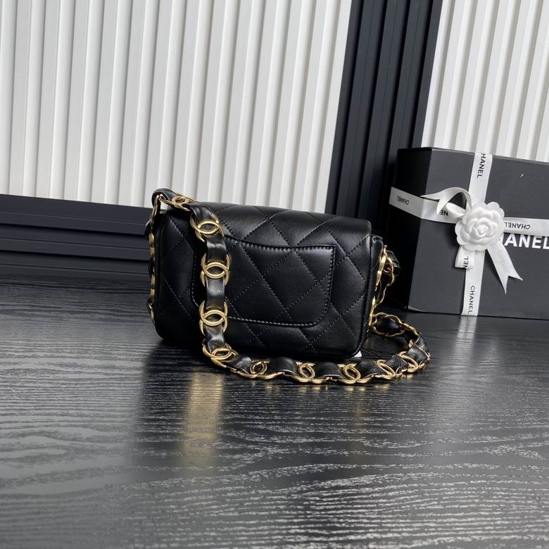 Chanel Handbags, AA+ Quality 100% Genuine Leather Classic Flap Medium Quilted Lambskin Black Gold, 18X 1 1X 5cm BL 4 Colour for chanel hand bag
