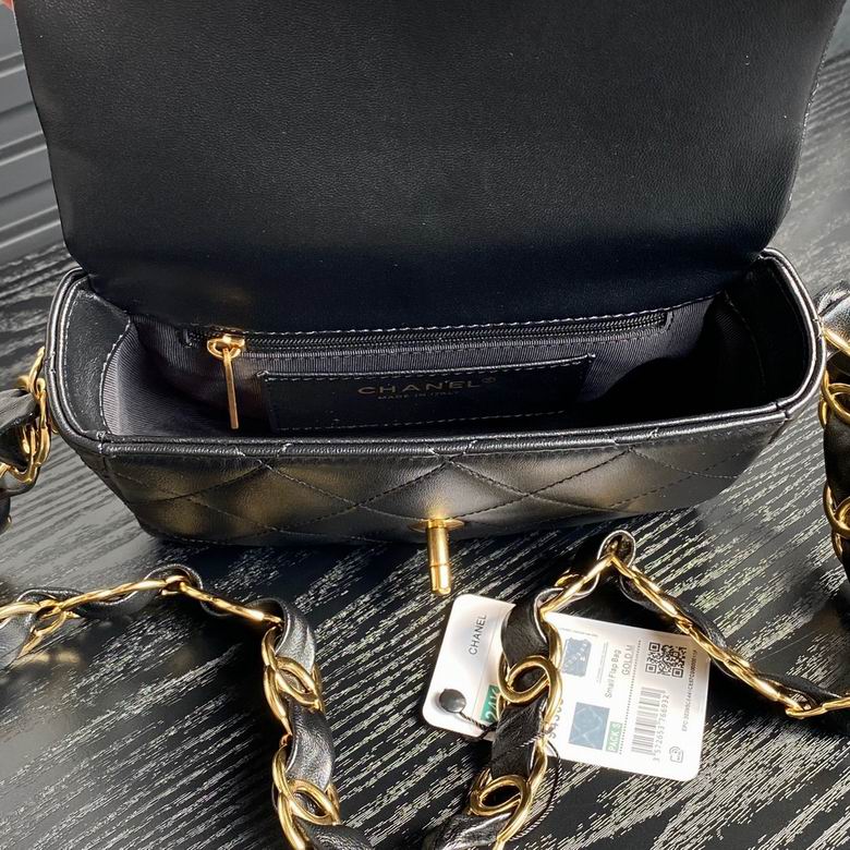 Chanel Handbags, AA+ Quality 100% Genuine Leather Classic Flap Medium Quilted Lambskin Black Gold, 18X 1 1X 5cm BL 4 Colour for chanel hand bag