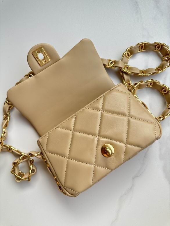 Chanel Inspired Handbags, AA+ Quality 100% Genuine Leather Classic Flap Medium Quilted Lambskin Black Gold, 18X 1 1X 5cm BL 4 Colour for chanel hand bag