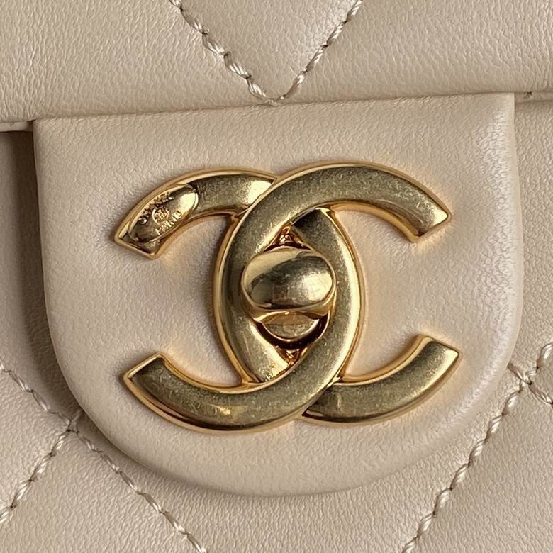 Chanel Handbags, AA+ Quality 100% Genuine Leather Classic Flap Medium Quilted Lambskin Black Gold, 18X 1 1X 5cm BL 4 Colour for chanel hand bag