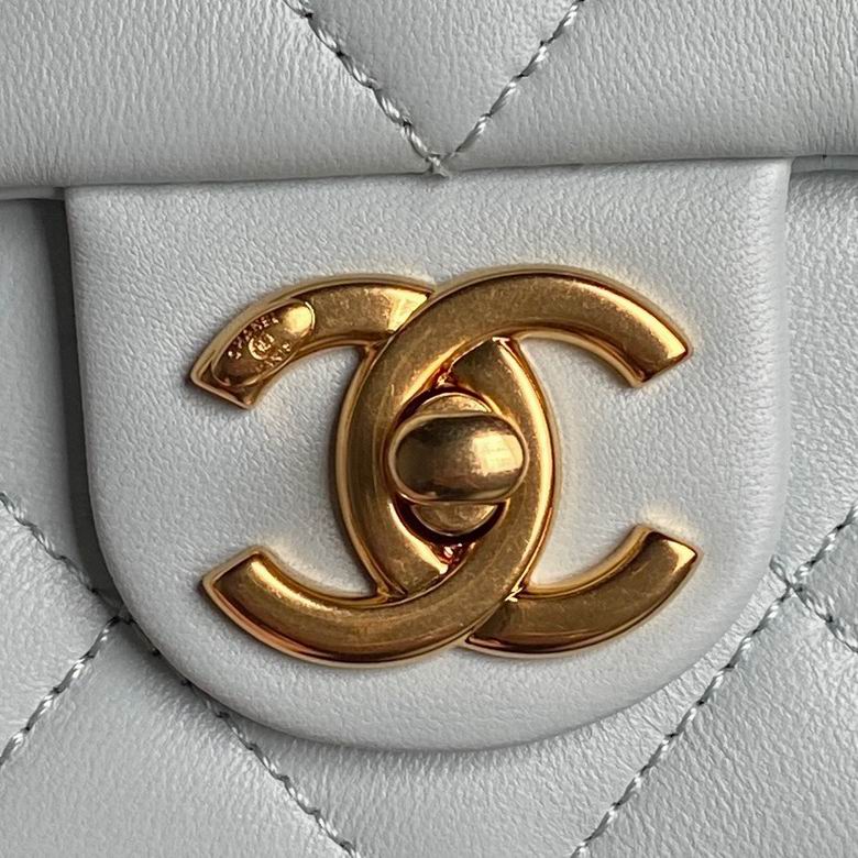 Chanel Handbags, AA+ Quality 100% Genuine Leather Classic Flap Medium Quilted Lambskin Black Gold, 18X 1 1X 5cm BL 4 Colour for chanel hand bag