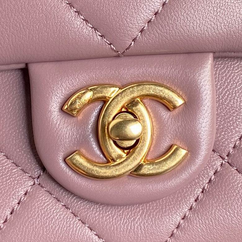 Chanel Inspired Handbags, AA+ Quality 100% Genuine Leather Classic Flap Medium Quilted Lambskin Black Gold, 18X 1 1X 5cm BL 4 Colour for chanel hand bag