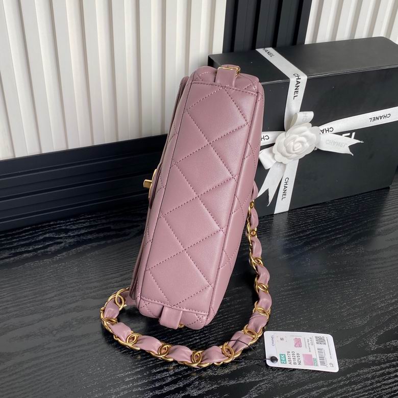Chanel Inspired Handbags, AA+ Quality 100% Genuine Leather Classic Flap Medium Quilted Lambskin Black Gold, 18X 1 1X 5cm BL 4 Colour for chanel hand bag