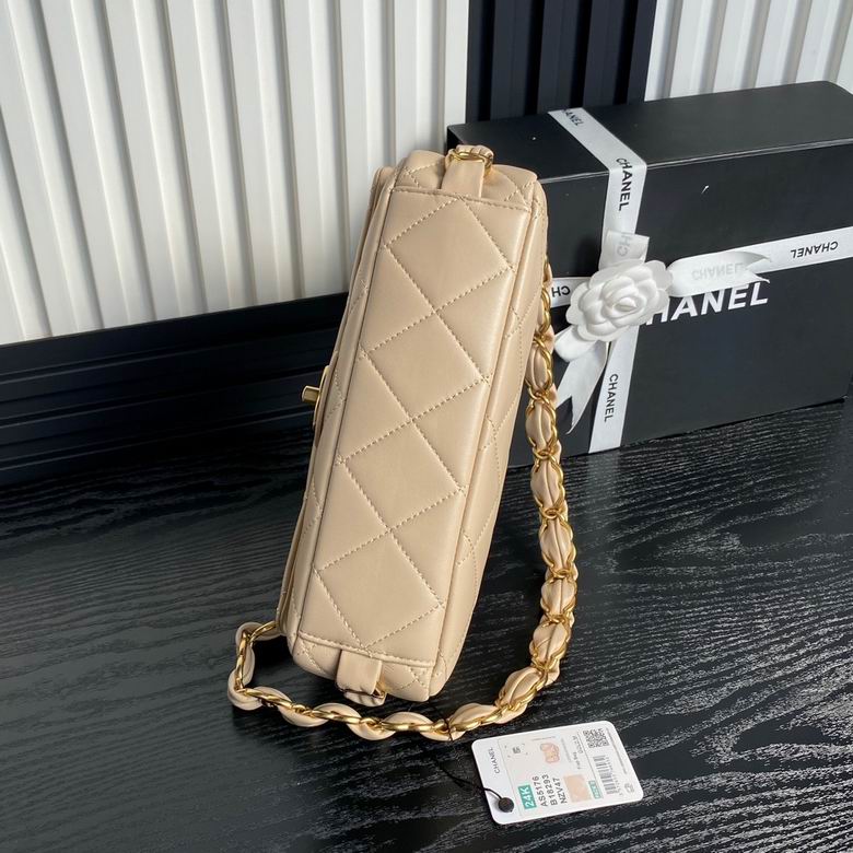 Chanel Inspired Handbags, AA+ Quality 100% Genuine Leather Classic Flap Medium Quilted Lambskin Black Gold, 18X 1 1X 5cm BL 4 Colour for chanel hand bag