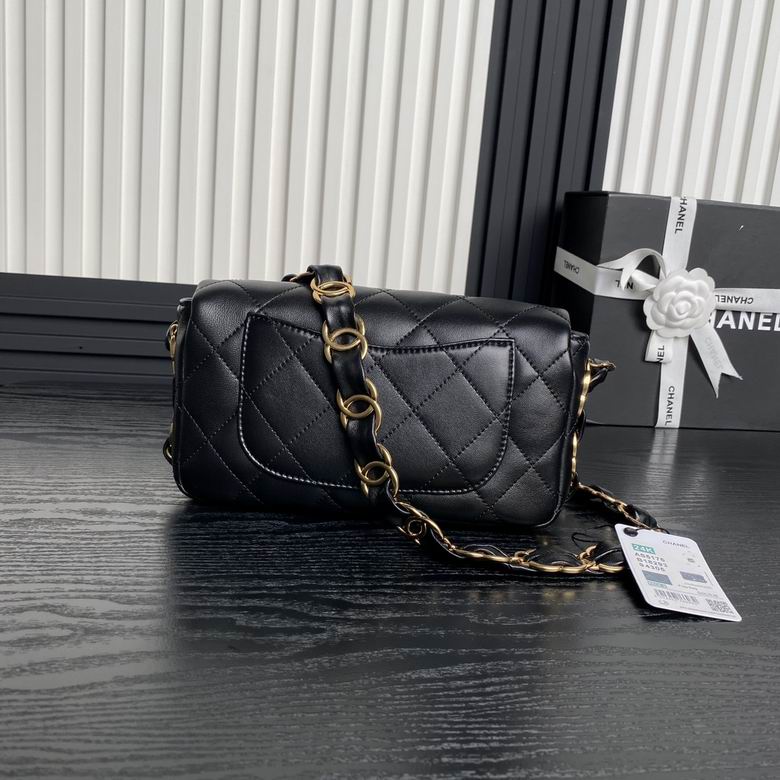 Chanel Handbags, AA+ Quality 100% Genuine Leather Classic Flap Medium Quilted Lambskin Black Gold, 18X 1 1X 5cm BL 4 Colour for chanel hand bag