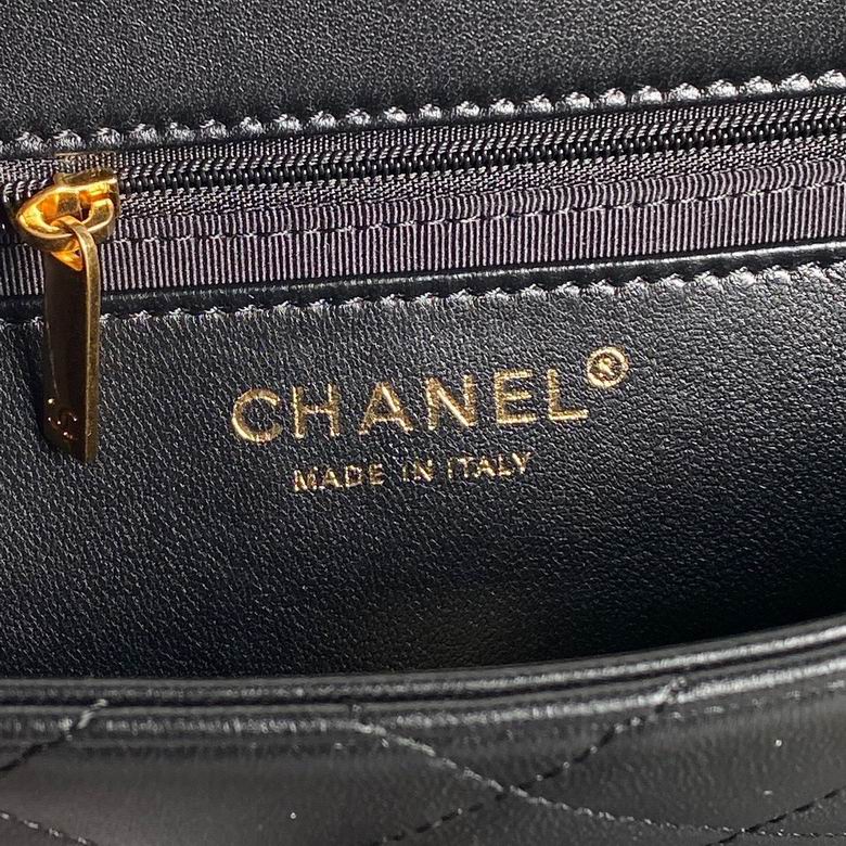 Chanel Handbags, AA+ Quality 100% Genuine Leather Classic Flap Medium Quilted Lambskin Black Gold, 18X 1 1X 5cm BL 4 Colour for chanel hand bag