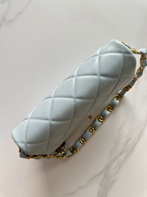 Chanel Inspired Handbags, AA+ Quality 100% Genuine Leather Classic Flap Medium Quilted Lambskin Black Gold, 18X 1 1X 5cm BL 4 Colour for chanel hand bag