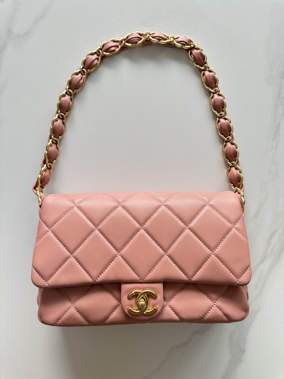Chanel Inspired Handbags, AA+ Quality 100% Genuine Leather Classic Flap Medium Quilted Lambskin Black Gold, 18X 1 1X 5cm BL 4 Colour for chanel hand bag