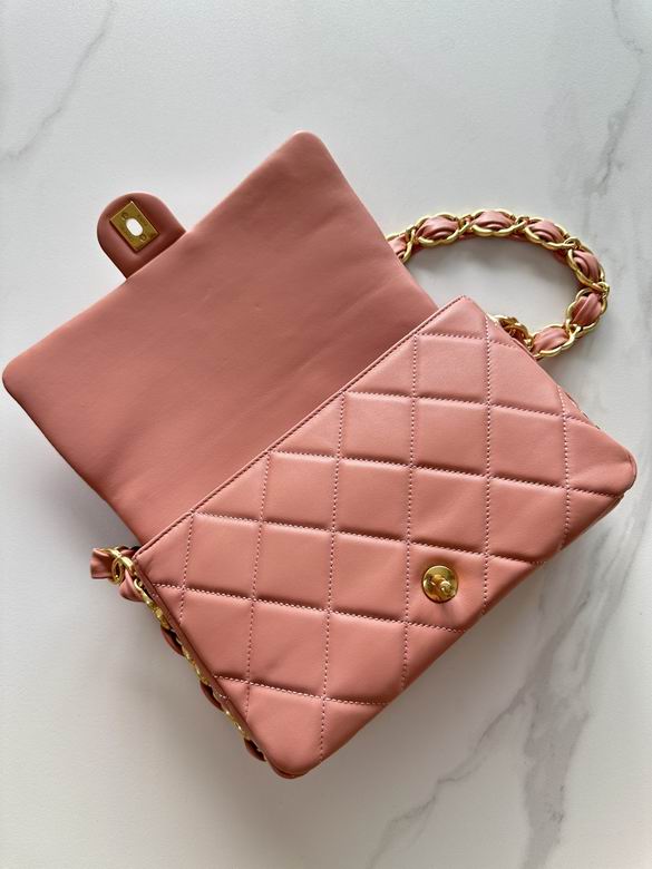 Chanel Inspired Handbags, AA+ Quality 100% Genuine Leather Classic Flap Medium Quilted Lambskin Black Gold, 18X 1 1X 5cm BL 4 Colour for chanel hand bag