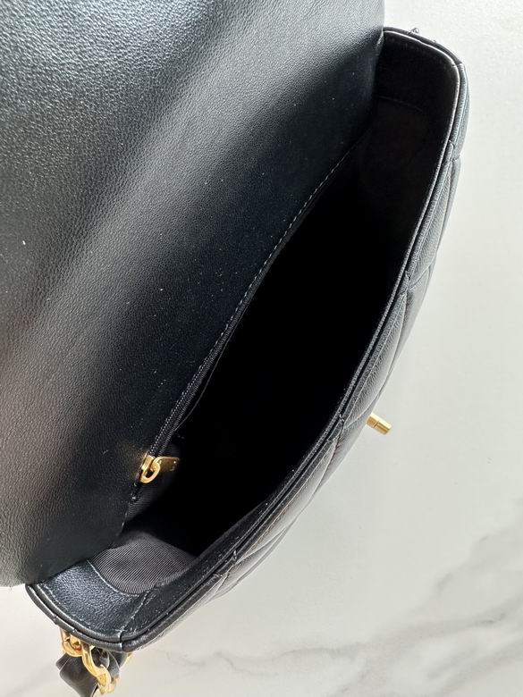Chanel Inspired Handbags, AA+ Quality 100% Genuine Leather Classic Flap Medium Quilted Lambskin Black Gold, 18X 1 1X 5cm BL 4 Colour for chanel hand bag