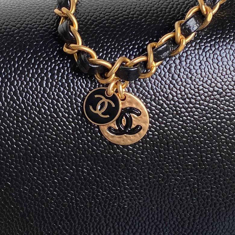 Chanel Inspired Handbags, AA+ Quality 100% Genuine Leather Classic Flap Medium Quilted Lambskin Black Gold, 18X 1 1X 5cm BL 4 Colour for chanel hand bag