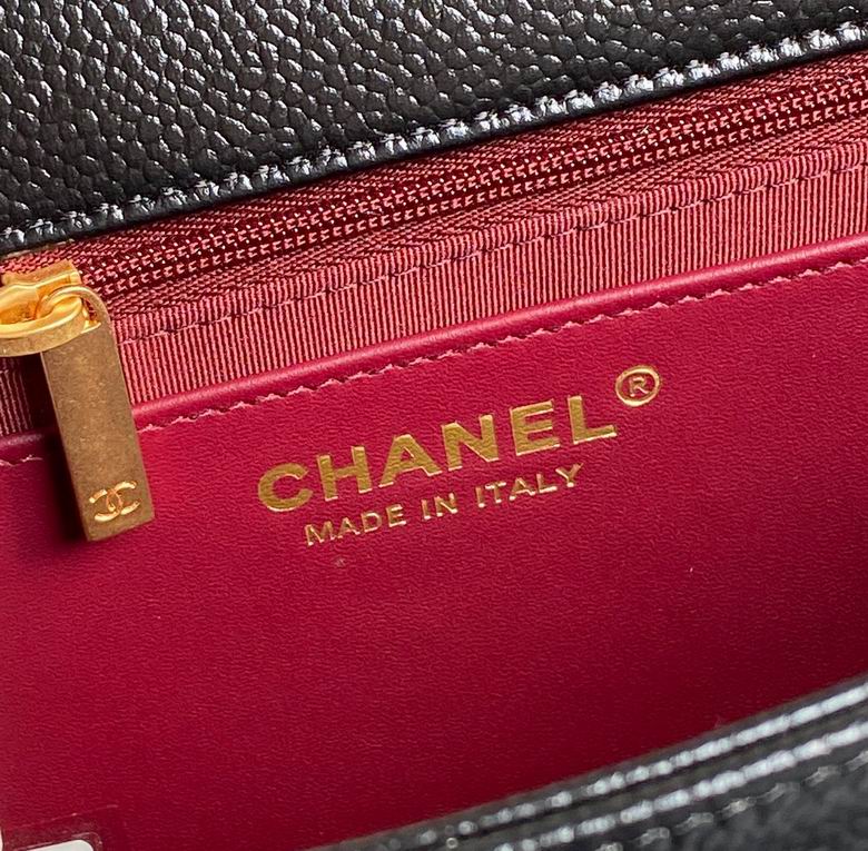 Chanel Inspired Handbags, AA+ Quality 100% Genuine Leather Classic Flap Medium Quilted Lambskin Black Gold, 18X 1 1X 5cm BL 4 Colour for chanel hand bag