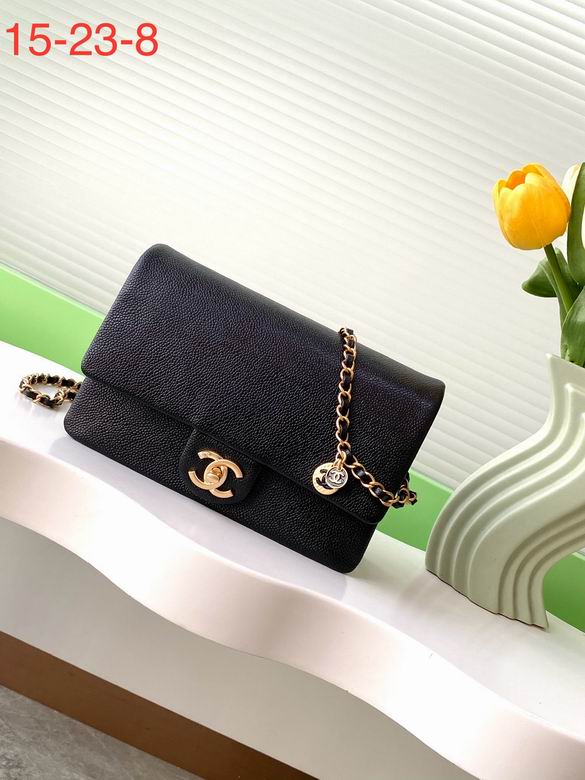 Chanel Inspired Handbags, AA+ Quality 100% Genuine Leather Classic Flap Medium Quilted Lambskin Black Gold, 18X 1 1X 5cm BL 4 Colour for chanel hand bag