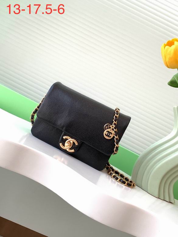 Chanel Inspired Handbags, AA+ Quality 100% Genuine Leather Classic Flap Medium Quilted Lambskin Black Gold, 18X 1 1X 5cm BL 4 Colour for chanel hand bag