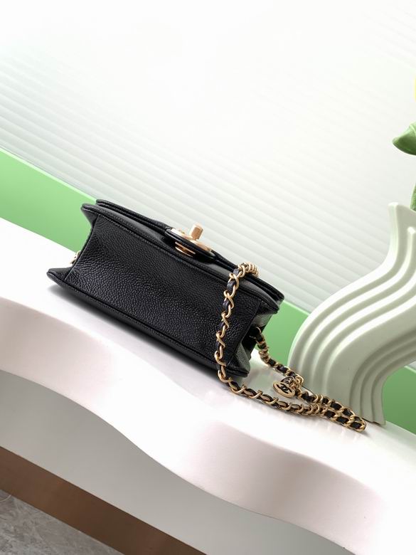Chanel Inspired Handbags, AA+ Quality 100% Genuine Leather Classic Flap Medium Quilted Lambskin Black Gold, 18X 1 1X 5cm BL 4 Colour for chanel hand bag