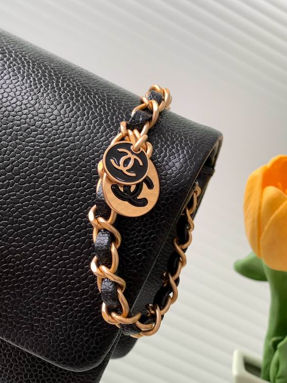 Chanel Inspired Handbags, AA+ Quality 100% Genuine Leather Classic Flap Medium Quilted Lambskin Black Gold, 18X 1 1X 5cm BL 4 Colour for chanel hand bag