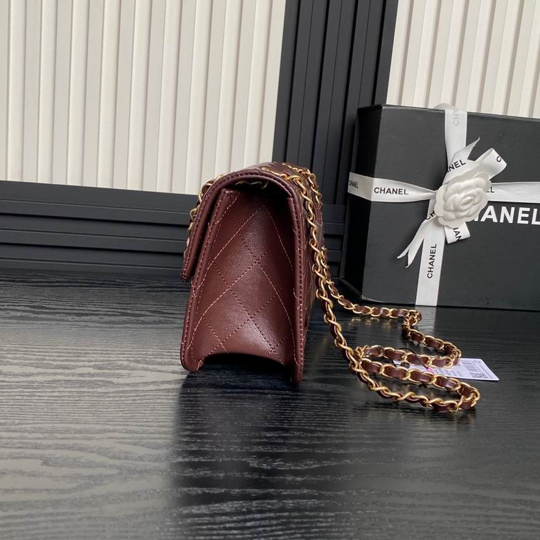 Chanel Inspired Handbags, AA+ Quality 100% Genuine Leather Classic Flap Medium Quilted Lambskin Black Gold, 25X 14X 9cm BL 3 Colour for chanel hand bag