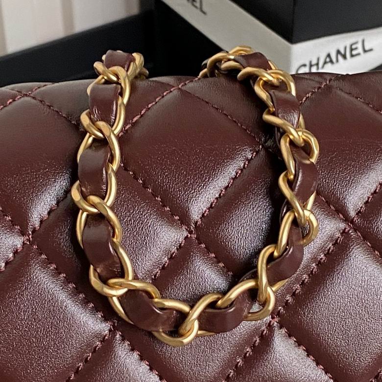 Chanel Inspired Handbags, AA+ Quality 100% Genuine Leather Classic Flap Medium Quilted Lambskin Black Gold, 25X 14X 9cm BL 3 Colour for chanel hand bag