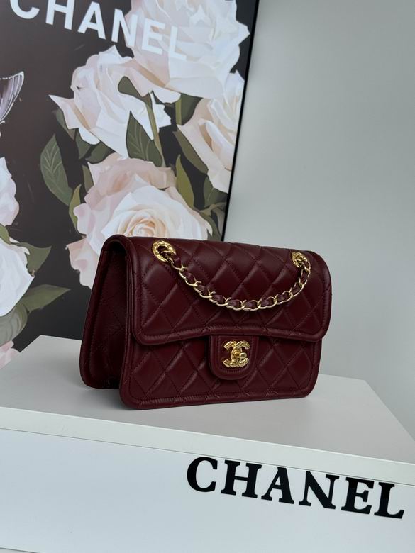 Chanel Inspired Handbags, AA+ Quality 100% Genuine Leather Classic Flap Medium Quilted Lambskin Black Gold, 25X 14X 9cm BL 3 Colour for chanel hand bag