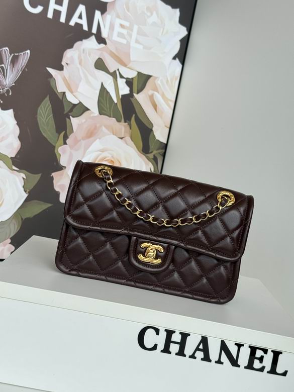 Chanel Inspired Handbags, AA+ Quality 100% Genuine Leather Classic Flap Medium Quilted Lambskin Black Gold, 25X 14X 9cm BL 3 Colour for chanel hand bag