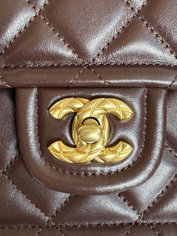 Chanel Inspired Handbags, AA+ Quality 100% Genuine Leather Classic Flap Medium Quilted Lambskin Black Gold, 25X 14X 9cm BL 3 Colour for chanel hand bag