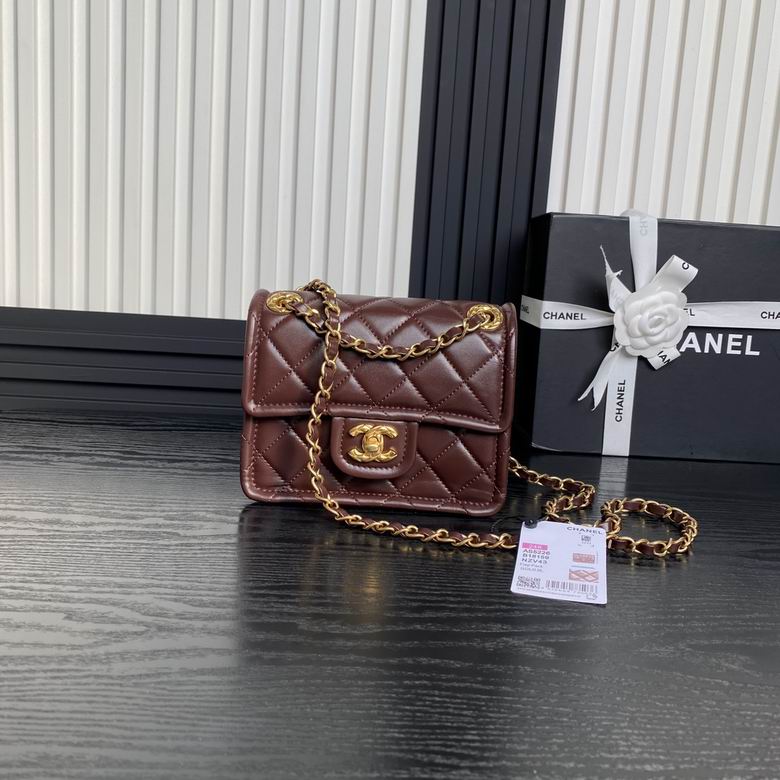 Chanel Inspired Handbags, AA+ Quality 100% Genuine Leather Classic Flap Medium Quilted Lambskin Black Gold, 25X 14X 9cm BL 3 Colour for chanel hand bag
