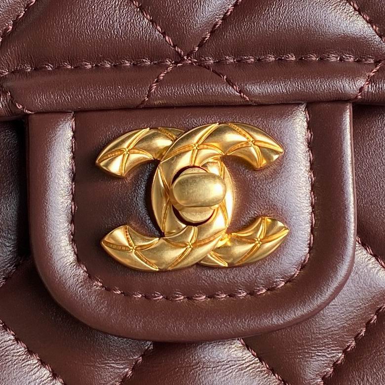 Chanel Inspired Handbags, AA+ Quality 100% Genuine Leather Classic Flap Medium Quilted Lambskin Black Gold, 25X 14X 9cm BL 3 Colour for chanel hand bag