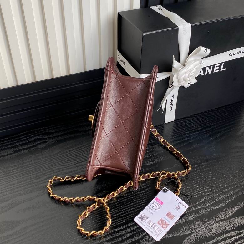 Chanel Inspired Handbags, AA+ Quality 100% Genuine Leather Classic Flap Medium Quilted Lambskin Black Gold, 25X 14X 9cm BL 3 Colour for chanel hand bag