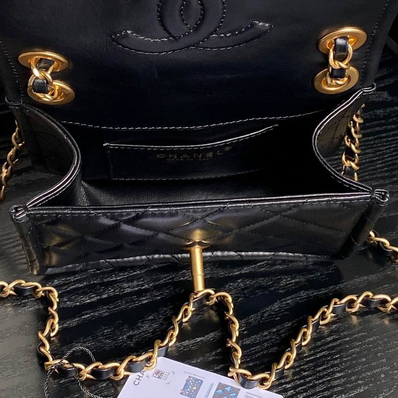 Chanel Inspired Handbags, AA+ Quality 100% Genuine Leather Classic Flap Medium Quilted Lambskin Black Gold, 25X 14X 9cm BL 3 Colour for chanel hand bag