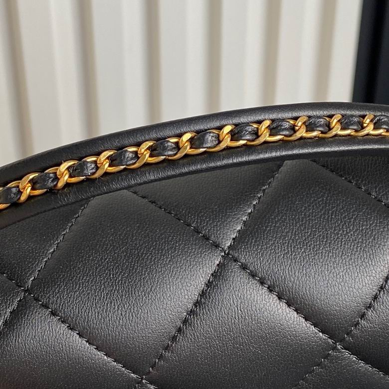 Chanel Inspired Handbags, AA+ Quality 100% Genuine Leather Classic Flap Medium Quilted Lambskin Black Gold, 25X 14X 9cm BL 3 Colour for chanel hand bag