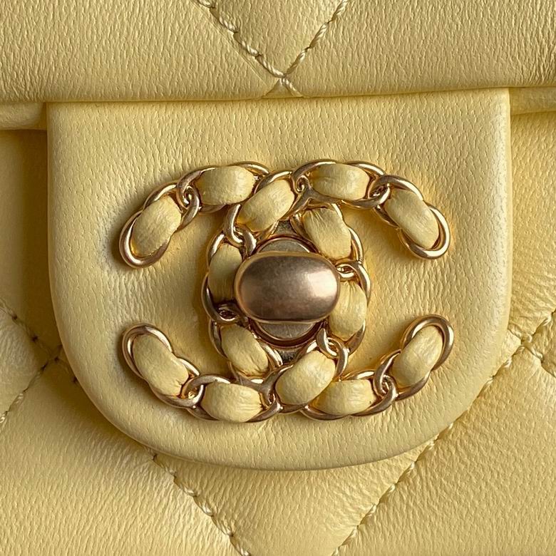Chanel Inspired Handbags, AA+ Quality 100% Genuine Leather Classic Flap Medium Quilted Lambskin Black Gold, 25X 14X 9cm BL 3 Colour for chanel hand bag