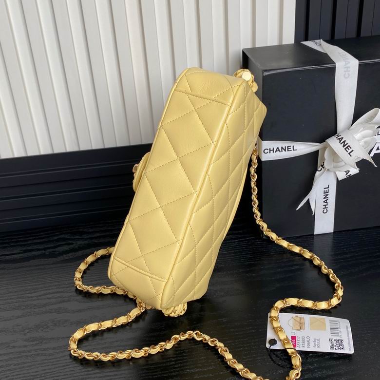 Chanel Inspired Handbags, AA+ Quality 100% Genuine Leather Classic Flap Medium Quilted Lambskin Black Gold, 25X 14X 9cm BL 3 Colour for chanel hand bag