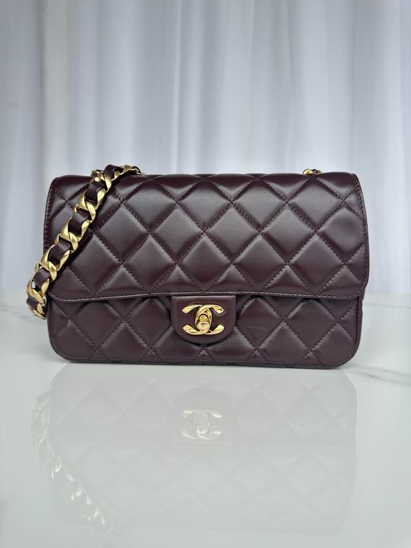 Chanel Handbags, AA+ Quality 100% Genuine Leather Classic Flap Medium Quilted Lambskin Black Gold, 18X 1 1X 5cm BL 4 Colour for chanel hand bag