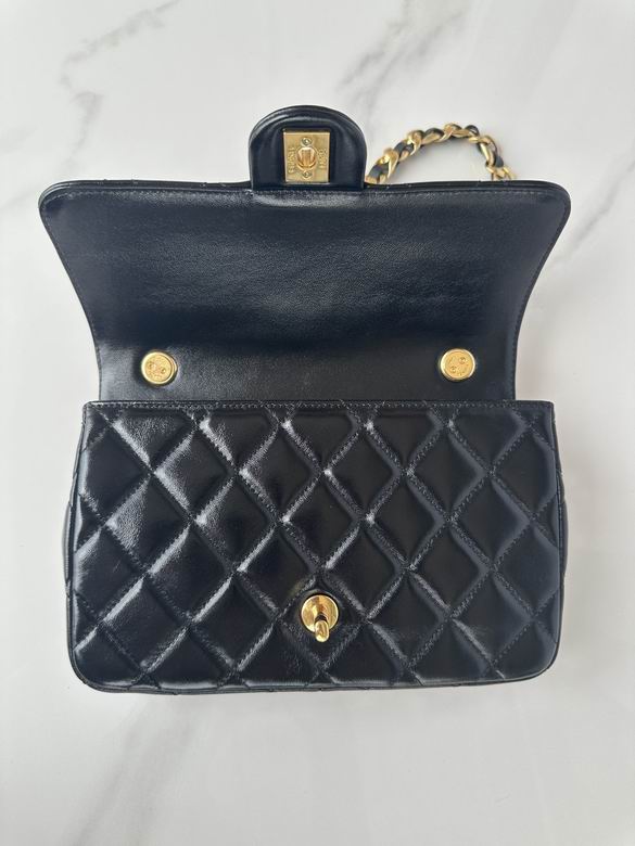 Chanel Handbags, AA+ Quality 100% Genuine Leather Classic Flap Medium Quilted Lambskin Black Gold, 18X 1 1X 5cm BL 4 Colour for chanel hand bag