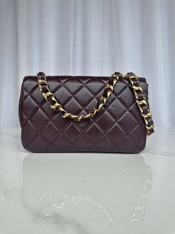 Chanel Handbags, AA+ Quality 100% Genuine Leather Classic Flap Medium Quilted Lambskin Black Gold, 18X 1 1X 5cm BL 4 Colour for chanel hand bag