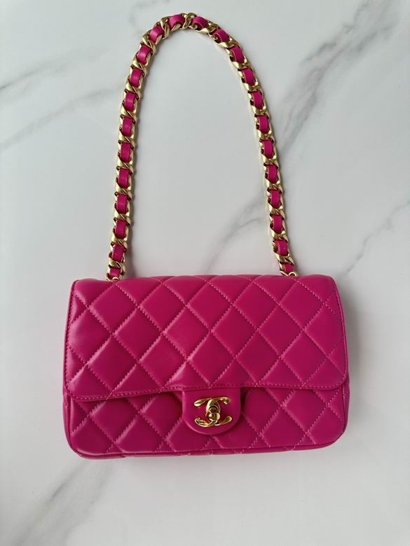 Chanel Handbags, AA+ Quality 100% Genuine Leather Classic Flap Medium Quilted Lambskin Black Gold, 18X 1 1X 5cm BL 4 Colour for chanel hand bag