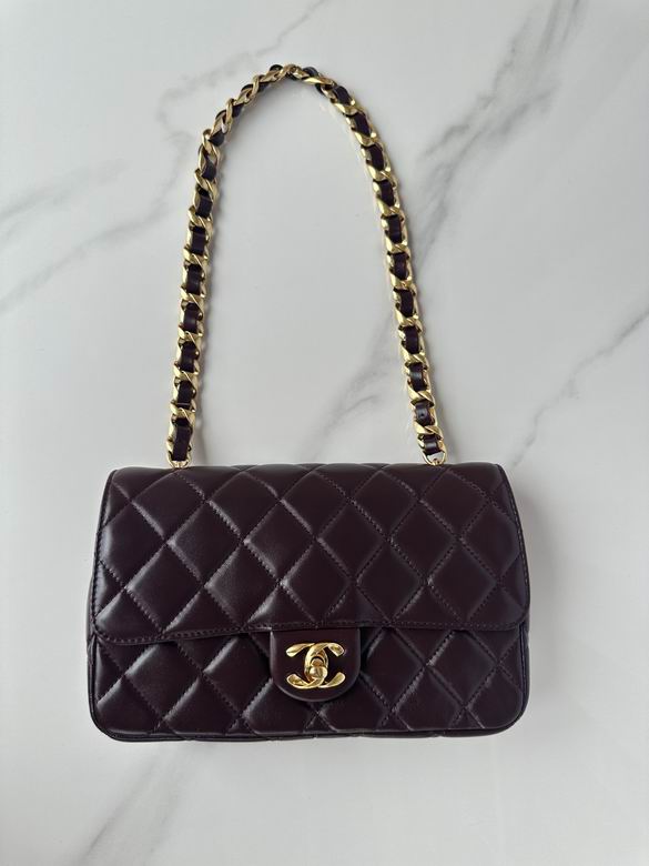 Chanel Handbags, AA+ Quality 100% Genuine Leather Classic Flap Medium Quilted Lambskin Black Gold, 18X 1 1X 5cm BL 4 Colour for chanel hand bag