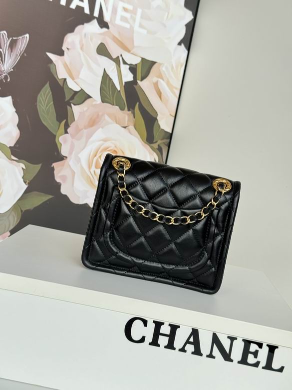 Chanel Inspired Handbags, AA+ Quality 100% Genuine Leather Classic Flap Medium Quilted Lambskin Black Gold, 25X 14X 9cm BL 3 Colour for chanel hand bag