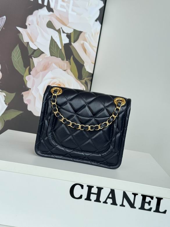 Chanel Inspired Handbags, AA+ Quality 100% Genuine Leather Classic Flap Medium Quilted Lambskin Black Gold, 25X 14X 9cm BL 3 Colour for chanel hand bag
