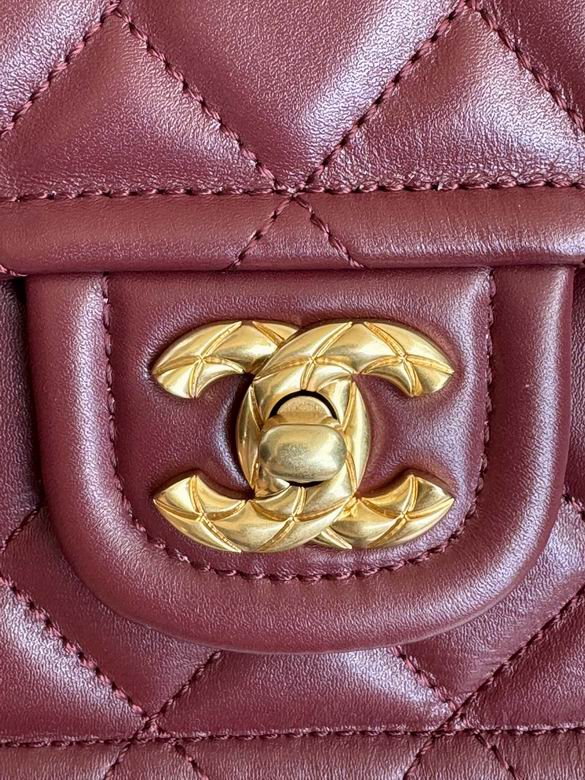 Chanel Inspired Handbags, AA+ Quality 100% Genuine Leather Classic Flap Medium Quilted Lambskin Black Gold, 25X 14X 9cm BL 3 Colour for chanel hand bag