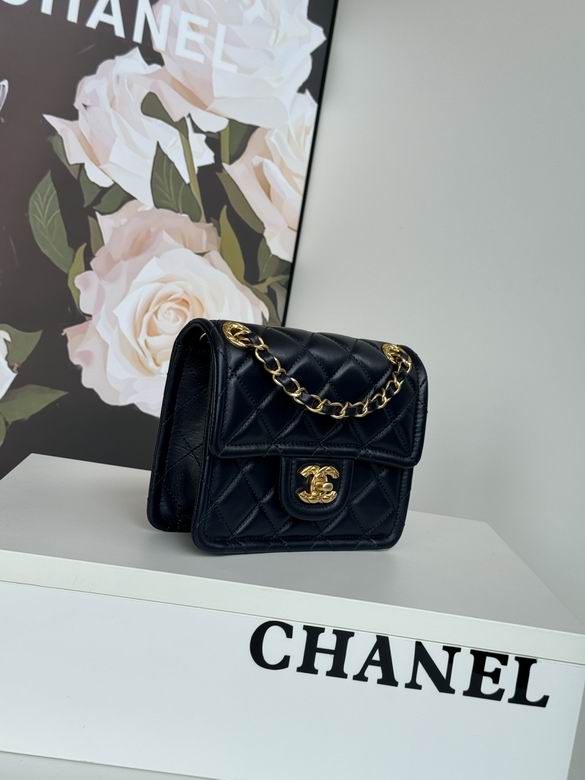 Chanel Inspired Handbags, AA+ Quality 100% Genuine Leather Classic Flap Medium Quilted Lambskin Black Gold, 25X 14X 9cm BL 3 Colour for chanel hand bag